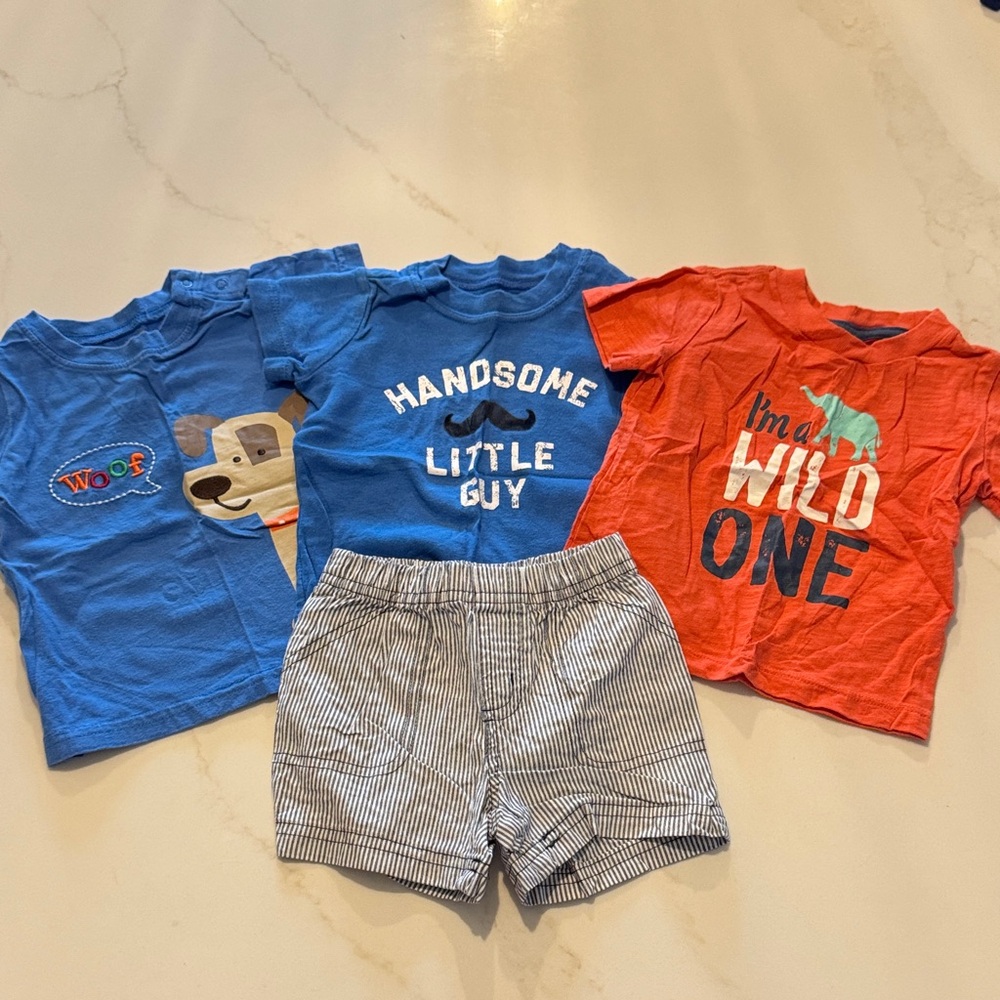 EUC Carters Boys Summer Set